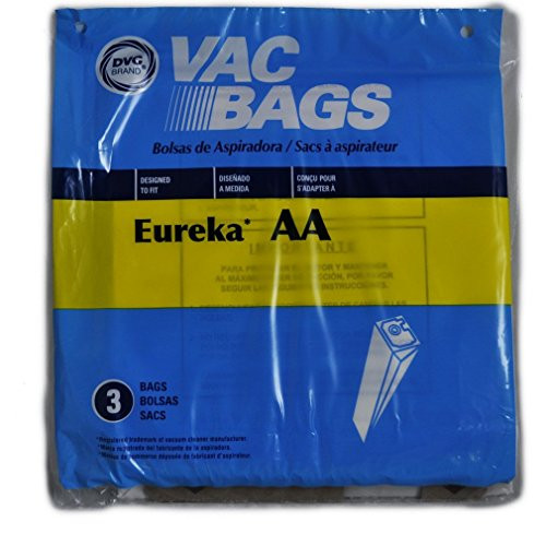 Eureka Victory AA Vacuum Cleaner Bags DVC Replacement Brand designed to fit Eureka Victory Upright Vacuum Cleaner Models 4300 and 4400 Series 3 bags in pack Eureka Victory AA Vacuum Cleaner Bags DVC Replacement Brand designed to fit Eureka Victory Upright Vacuum Cleaner Models 4300 and 4400 Series 3 bags in pack
