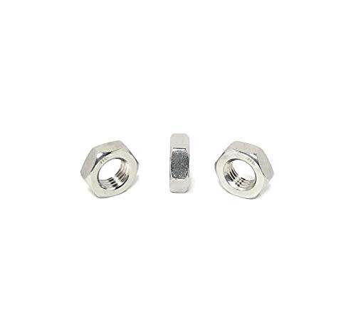 5-16-24 Hex Jam Nut Fine Thread UNF 18-8 Stainless Steel -25 Pcs-