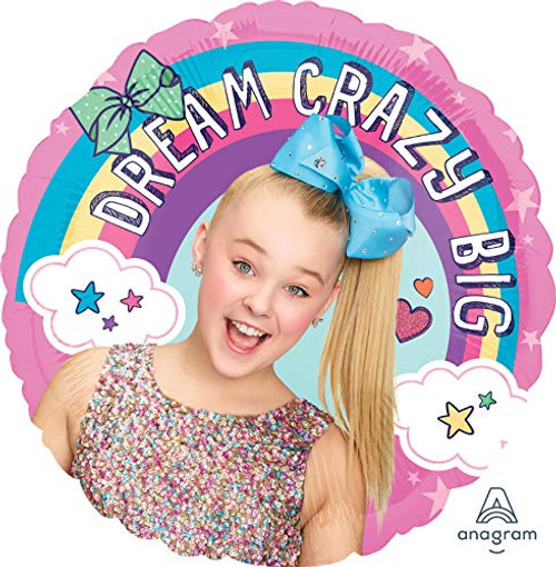 Mayflower 18" Anagram Jojo Siwa Foil Balloon Multicolor Mayflower 18" Anagram Jojo Siwa Foil Balloon Multicolor