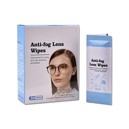 Upgraded Eyeglass Cleaning Wipes Anti Fog Disposable Anti-Fog Wipes Lens Defogger Cleaning Cloth for Glasses Goggles Camera Lenses Screens Tablets Long Lasting for 48 Hours 30pcs Upgraded Eyeglass Cleaning Wipes Anti Fog Disposable Anti-Fog Wipes Lens Defogger Cleaning Cloth for Glasses Goggles Camera Lenses Screens Tablets Long Lasting for 48 Hours 30pcs