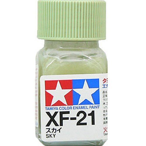 O TAMIYA COLOR FLAT ENAMEL HOBBY PAINT NEW 10ML XF-21 SKY -item R6SG5EB-48Q3309