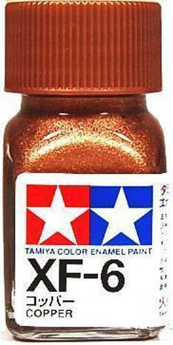 O TAMIYA COLOR FLAT ENAMEL HOBBY PAINT NEW 10ML XF-6 COPPER -item R6SG5EB-48Q17699