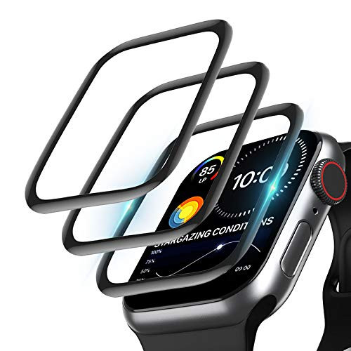 -3 Pack- Screen Protector Compatible with Apple Watch Series 6-5-4-SE 44MM Full Coverage Bubble-Free Anti-Scratch Shatterproof HD Ultra Clear Flexible Film Screen Protector for iWatch 6-5-4-SE -44MM- -3 Pack- Screen Protector Compatible with Apple Watch Series 6-5-4-SE 44MM Full Coverage Bubble-Free Anti-Scratch Shatterproof HD Ultra Clear Flexible Film Screen Protector for iWatch 6-5-4-SE -44MM-