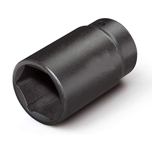 AUTOOL Drive Deep Spindle Axle Nut Impact Socket Set for 1-2 Inch Drive x 17mm 6 Point for 2V Electric Impact Wrench with 1-2ChuckMax Torque 480N.mPortable Car Impact Wrench Kit
