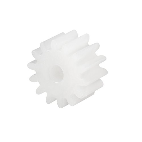 uxcell 30pcs Plastic Gears 14 Teeth Model 142A Reduction Gear Plastic Worm Gears for RC Car Robot Motor