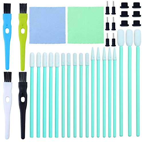 Aneco 58 Pieces Cell Phone Cleaning Kit Brush Set USB Charging Port Headphone Jack Cleaning Kit and Dust Plug Compatible with iPhone iOS Android Cell Phone Electronics Cleaner Aneco 58 Pieces Cell Phone Cleaning Kit Brush Set USB Charging Port Headphone Jack Cleaning Kit and Dust Plug Compatible with iPhone iOS Android Cell Phone Electronics Cleaner