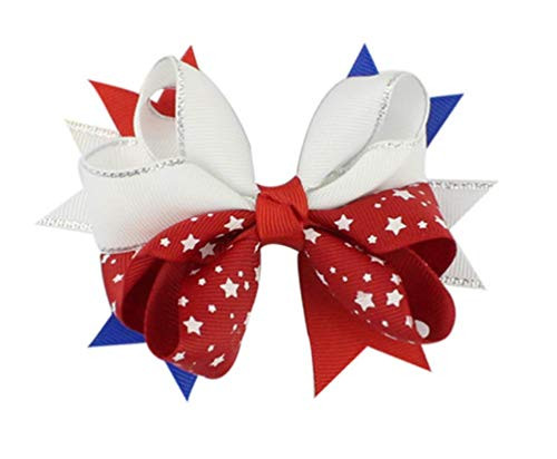4th of July Independence Day American Flag Baby Toddler Patriotic Headband and bow knot hair clips -1 Bow Hair Clip 14- 4th of July Independence Day American Flag Baby Toddler Patriotic Headband and bow knot hair clips -1 Bow Hair Clip 14-