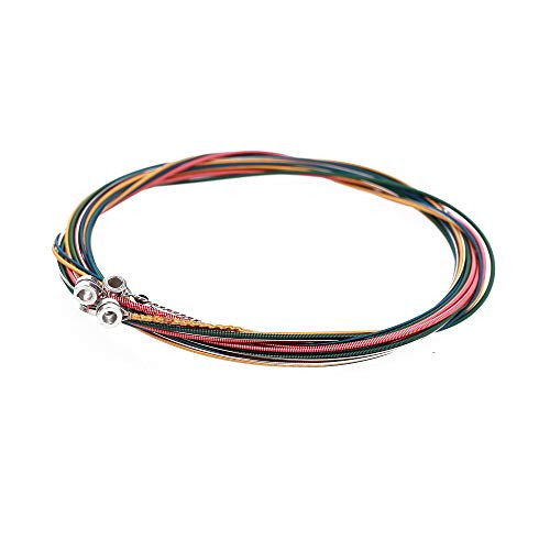 Forfar Alloy Strings Set Acoustic Guitar Strings 6 Guitar Stings E 011- B 015-G 024-D 032-A 042-E 052