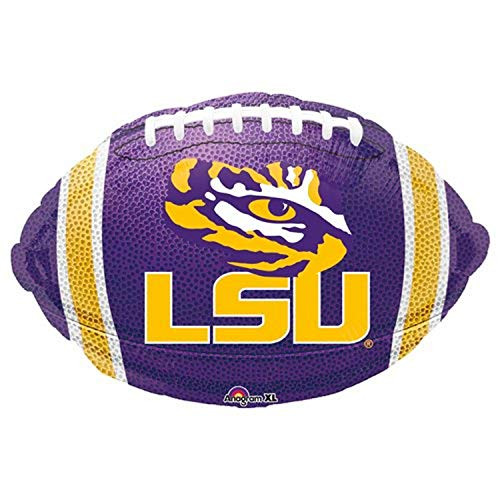 Anagram Louisiana State University -Lsu- Junior Shape Foil Balloon 17" Multicolored