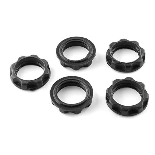 E-outstanding E12 Light Socket Ring 5PCS 0.76Inch I.D 1.1Inch O.D Black Phenolic Rings For E12 Sockets Threaded Candelabra Base