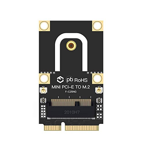 M.2 to PCIe Converter for Laptop NGFF M.2 Key A plusE WiFi Bluetooth Card to Mini PCI-E Converter Adapter Make Your Newest M.2 WiFi Card on laptops 2010-2016 Laptops Based on PCI Express Solt -Renewed- M.2 to PCIe Converter for Laptop NGFF M.2 Key A plusE WiFi Bluetooth Card to Mini PCI-E Converter Adapter Make Your Newest M.2 WiFi Card on laptops 2010-2016 Laptops Based on PCI Express Solt -Renewed-