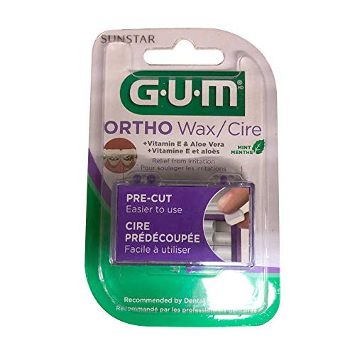 G-U-M Ortho Wax Mint - each Pack of 4