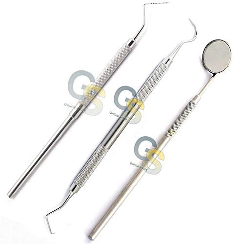 G.S DENTAL Diagnostic PERIODONTAL Williams Probe Mouth Mirror Explorer