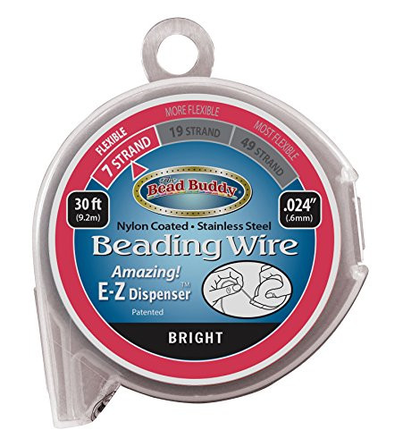 Bead Buddy 7 Strand Bead Stringing Wire.024" Bright