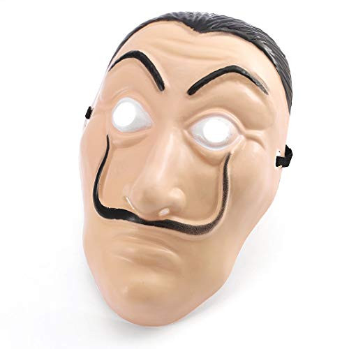 Barode Money Heist Mask Dali Unisex La Casa De Papel Costume Mask Salvador Cosplay Halloween Party Prom Musical Masks