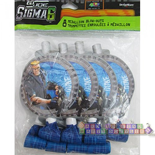 Designware G.I. Joe 'Sigma 6' Blowouts - Favors -8ct-