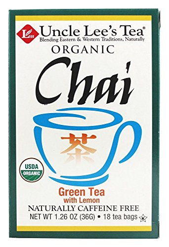 Chai-Green Tea-Lemon Organic Uncle Lee's 18 Bag