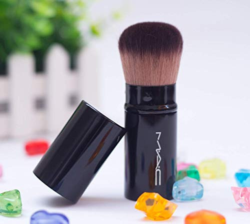 PULABO 1 Pcs Soft Soft Foundation Brush M Brush Telescopic Makeup Brush Portable Loose Powder Brush Round Handle Blush Brush Short Handle Repair Capacity Brush Soft Lint Cost-Effective