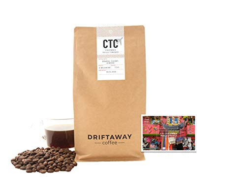 Driftaway Coffee - Fresh Roasted Artisanal Coffee, Light Roast, Whole Beans, Single Origin, 100% Arabica, Gourmet, Roasted in Brooklyn, Perfect for Pour Over (11 Ounce), Balanced profile