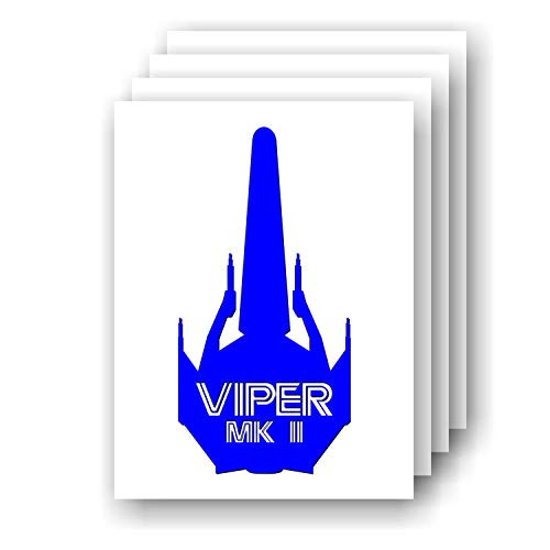 Viper MK II fighter Battlestar Galactica SMALL Vinyl Decal