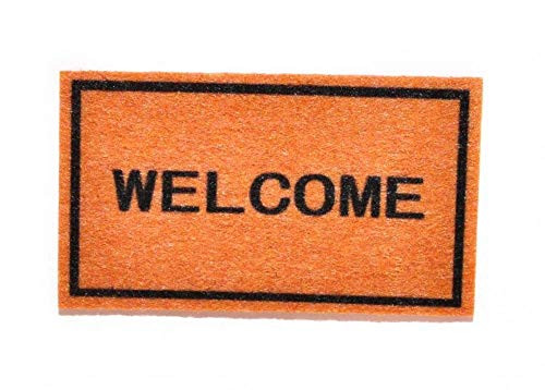 Melody Jane Dollhouse Welcome Door Mat Miniature Hall Step Accessory 1-12 Scale