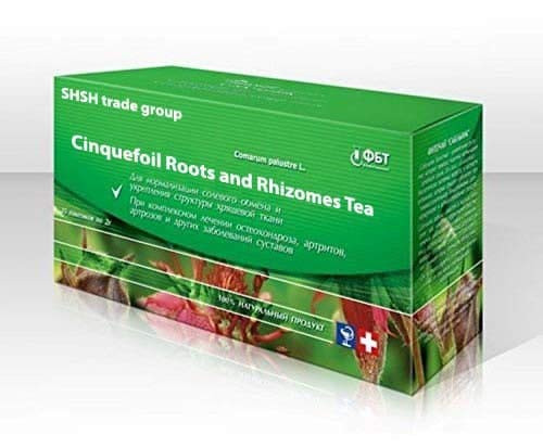 Comarum Palustre -Potentilla Palustris L- Herbal Organic Tea - 100 percent Natural Cinquefoil Roots and Rhizomes Tea 25 bags x 2g by SHSH trade group Comarum Palustre -Potentilla Palustris L- Herbal Organic Tea - 100 percent Natural Cinquefoil Roots and Rhizomes Tea 25 bags x 2g by SHSH trade group