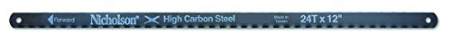 Nicholson 63256 SS1218 Shatterproof 12" x 18 TPI Hacksaw Blade -2 Blades per C