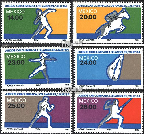 Mexico 1898-1903 -Complete.Issue.- 1984 Olympic. Summer ´84 L.A. -Stamps for Collectors- Olympic Games