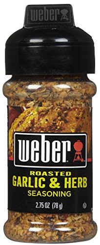 Weber Grill Seasoning Roasted Garlic Herb 2.75 oz