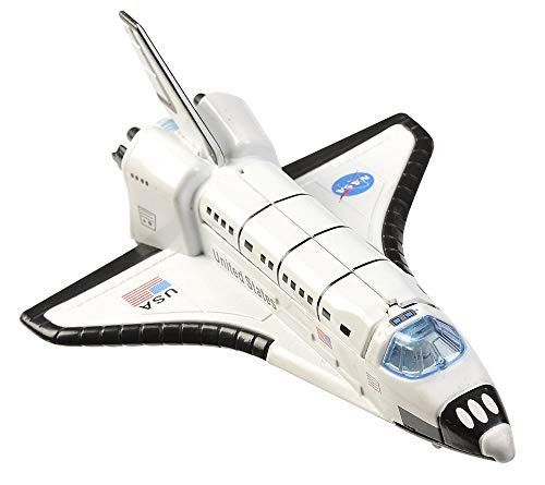 Playmaker Toys NASA Die Cast 6" USA Space Shuttle with Pullback Action Light and Sound 1-400 Scale
