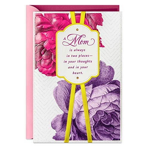 Hallmark Mothers Day Card from Son or Daughter -In My Thoughts and My Heart-