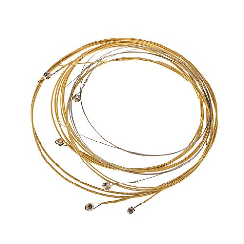 LoveinDIY 6pcs E-B-D-G-A-E String for 38-41Inch Acoustic Guitar Accessory