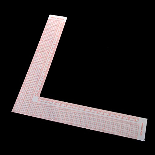Abbraccia L-Plastic Garment Grading Ruler L-Shaped Ruler in