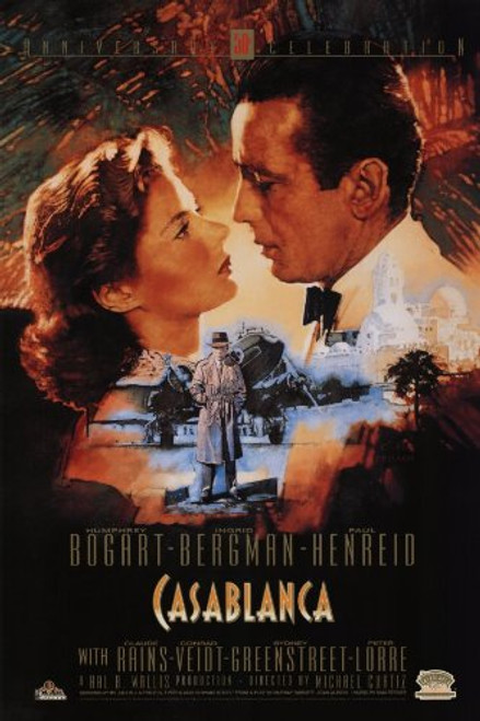 Pop Culture Graphics Casablanca Poster Movie S 11x17 Humphrey Bogart Ingrid Bergman Paul Henreid Claude Rains Pop Culture Graphics Casablanca Poster Movie S 11x17 Humphrey Bogart Ingrid Bergman Paul Henreid Claude Rains