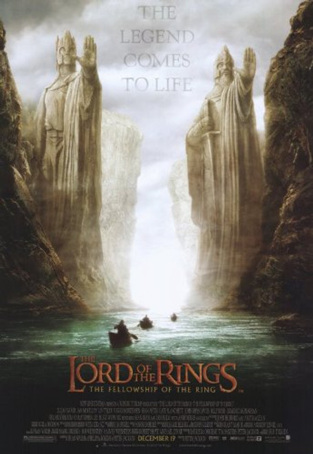 Lord of the Rings 1- The Fellowship of the Ring - Movie Poster - 11 x 17