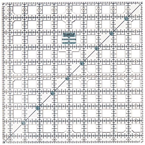 TrueCut Ruler 9-1/2"X9-1/2"-