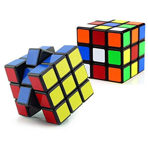 Classic Magic Cube 2.2" Puzzle 3x3 Smart Cube Educational Game Brain Teaser -2 PCS-3x3 Cube-