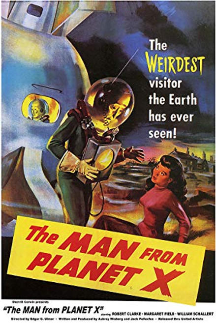 American Gift Services - Vintage Science Fiction Horror Movie Poster The Man from Planet X - 11x17 American Gift Services - Vintage Science Fiction Horror Movie Poster The Man from Planet X - 11x17