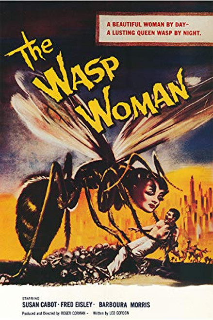 American Gift Services - Vintage Science Fiction Horror Movie Poster The Wasp Woman - 11x17