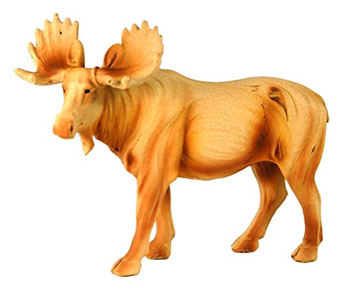 StealStreet MME-933 Ss-Ug-Mme-933, 6" Walking Moose Carving Faux Wood Decorative Figurine, Brown StealStreet MME-933 Ss-Ug-Mme-933, 6" Walking Moose Carving Faux Wood Decorative Figurine, Brown