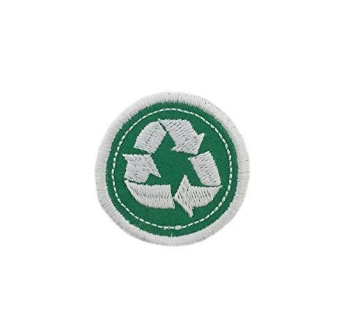 Merit Badge Patch- 2" Iron On Recycling Patch