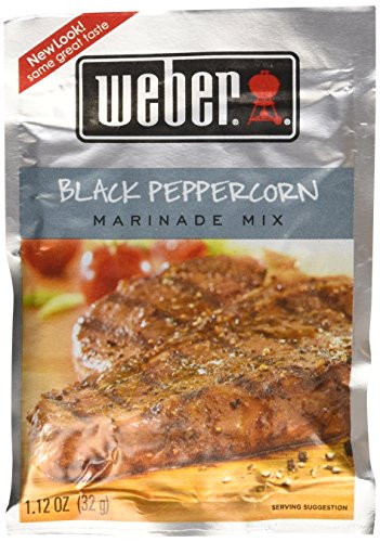 Weber Grill Marinade Black Peppercorn, 1.12-Ounce (Pack of 12)