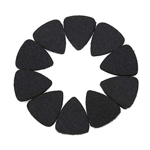 Zerone Guitar Pick 10Pcs Wool Felt Picks Plectrums 3mm for Guitar Ukulele-1-