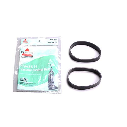 Replacement Part for Bissell Upright Vacuum Cleaner Lift Off Bagless Style 8 and 14 Flat Belt 2Pk  3200