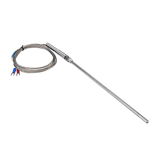 Thermocouple Probe M8 Thread Type K Temperature Sensor Wire M8 Thread Type K Thermocouple 200Mm Probe Temperature Sensor Wire 0-400¡æ-3M-