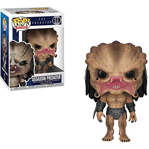 Funko Assassin Predator: Predator x POP! Movies Vinyl Figure & 1 PET Plastic Graphical Protector Bundle [#619 / 31302 - B]