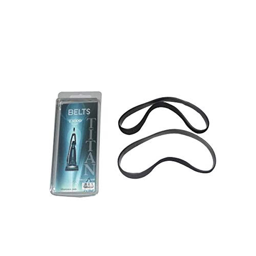Replacement for Titan Replecement for T3000 Upright Vacuum Cleaner Flat Belt 2 Pk  T3-B2