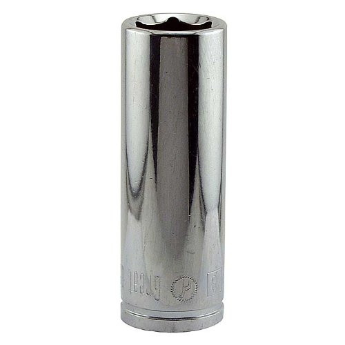 GreatNeck 1-2 Drive 6 Point Deep Socket- 18 mm