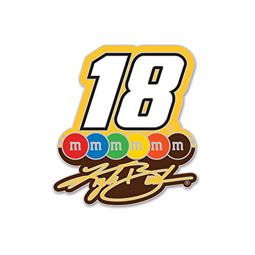 WinCraft NASCAR Joe Gibbs Racing Kyle Busch NASCAR Kyle Busch 18 Jewelry Card Collector Pin Multi na