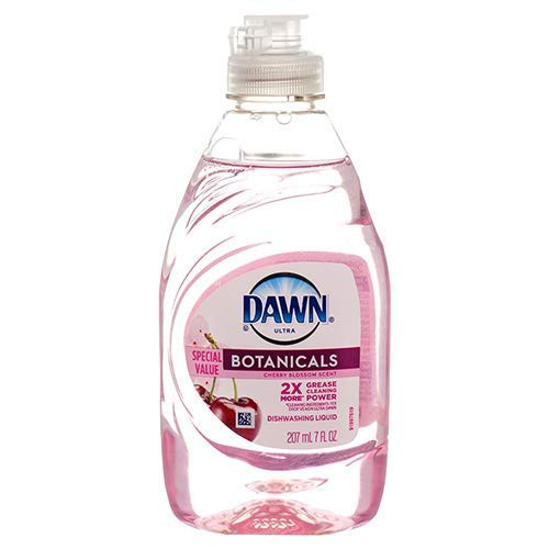 Dawn Ultra BOTANICALS DISHWASHING Liquid Cherry Blossom 7oz -Package May Vary- Pack -2-